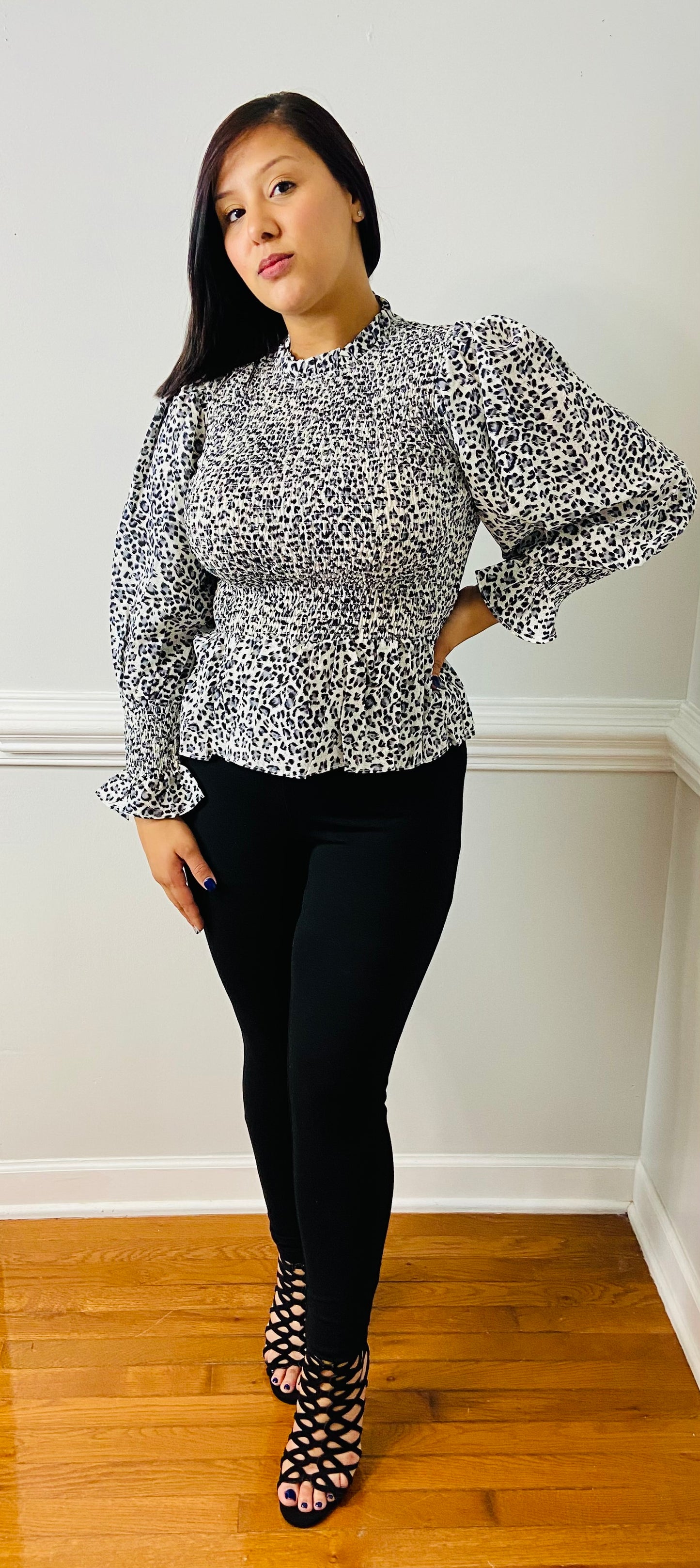 Classy Leopard Top