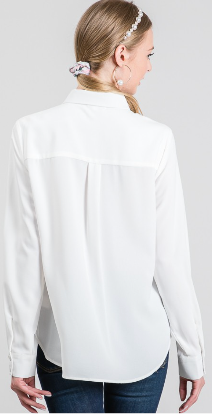 Ivory Button Shirt